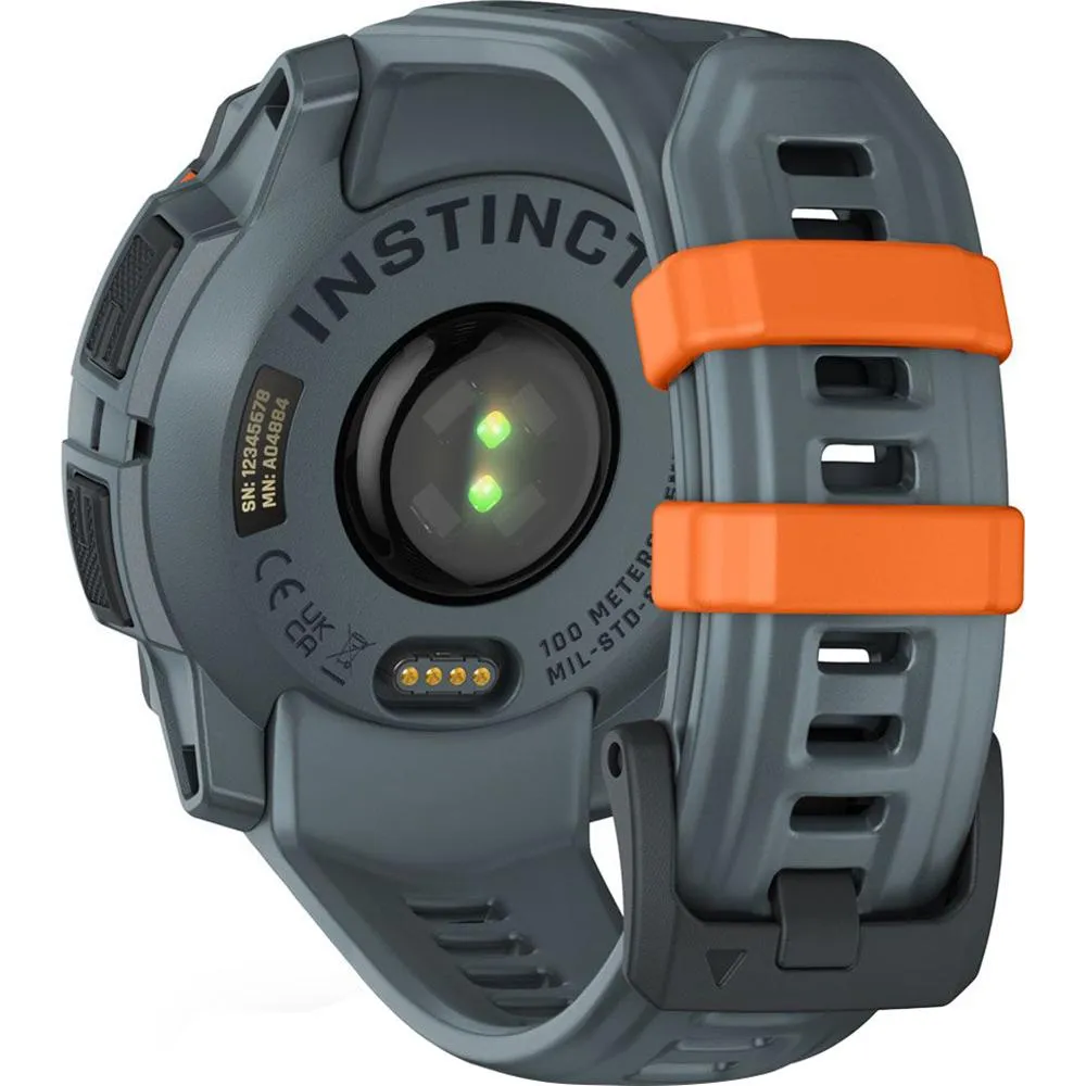 Garmin Instinct 3 - 45 mm GPS Smartwatch SOLAR Twilight   2 Year Warranty Bundle