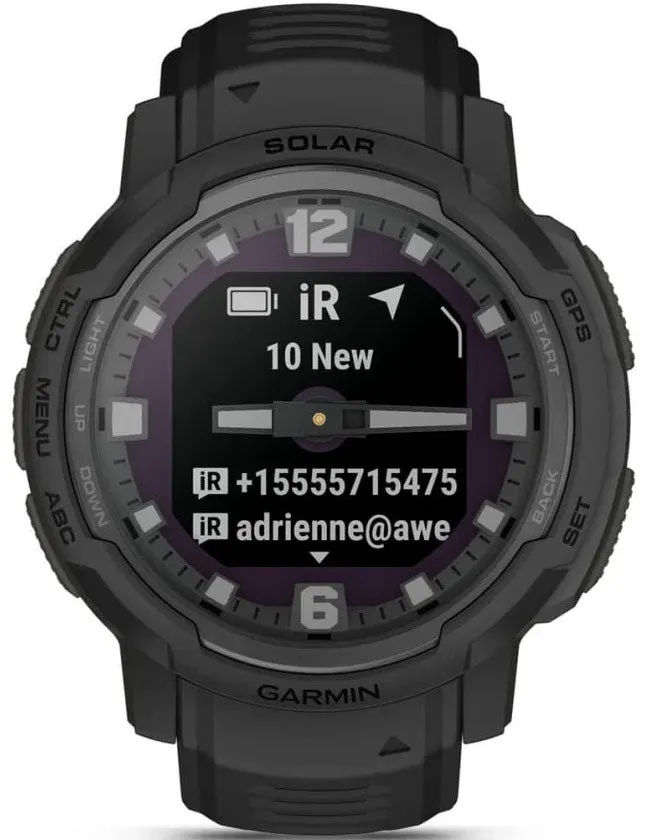Garmin Instinct Crossover Solar Tactical Edition Black Watch