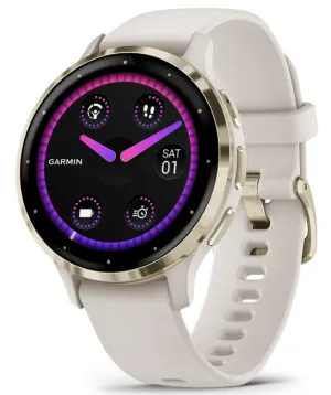 Garmin Venu 3S Soft Gold Smartwatch Watch