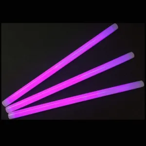 Glow Sticks Bulk Wholesale, 100 12” Purple Industrial Grade Jumbo Light Sticks, Bright Color, Glow 14 Hrs, Safety Glow Stick w/ 3-year Shelf Life, Ideal for Camping & Emergency, GlowWithUs Brand