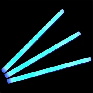 Glow Sticks Bulk Wholesale, 250 12” Blue Industrial Grade Jumbo Light Sticks, Bright Color, Glow 14 Hrs, Safety Glow Stick w/ 3-year Shelf Life, Ideal for Camping & Emergency, GlowWithUs Brand
