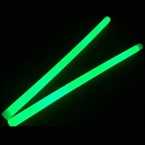 Glow Sticks Bulk Wholesale, 250 12” Green Industrial Grade Jumbo Light Sticks, Bright Color, Glow 14 Hrs, Safety Glow Stick w/ 3-year Shelf Life, Ideal for Camping & Emergency, GlowWithUs Brand