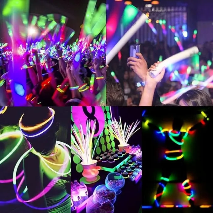 Glow Sticks Bulk Wholesale, 250 12” Red Industrial Grade Jumbo Light Sticks, Bright Color, Glow 14 Hrs, Safety Glow Stick w/ 3-year Shelf Life, Ideal for Camping & Emergency, GlowWithUs Brand