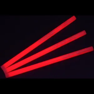 Glow Sticks Bulk Wholesale, 250 12” Red Industrial Grade Jumbo Light Sticks, Bright Color, Glow 14 Hrs, Safety Glow Stick w/ 3-year Shelf Life, Ideal for Camping & Emergency, GlowWithUs Brand