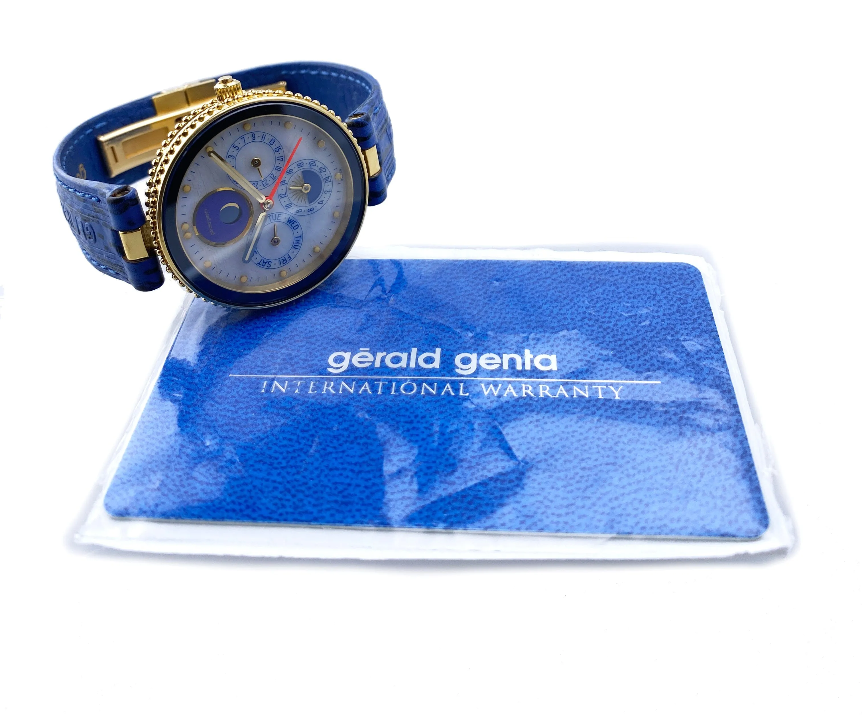 Gérald Genta Gefica G.2778.7 MOP Moon Phase Watch Papers