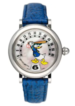 Gérald Genta Retro Disney G.3612 Donald Duck MOP Dial Mens Watch Papers