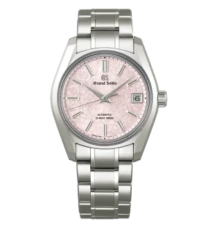 Grand Seiko Heritage Watch with Pink Dial, 38mm