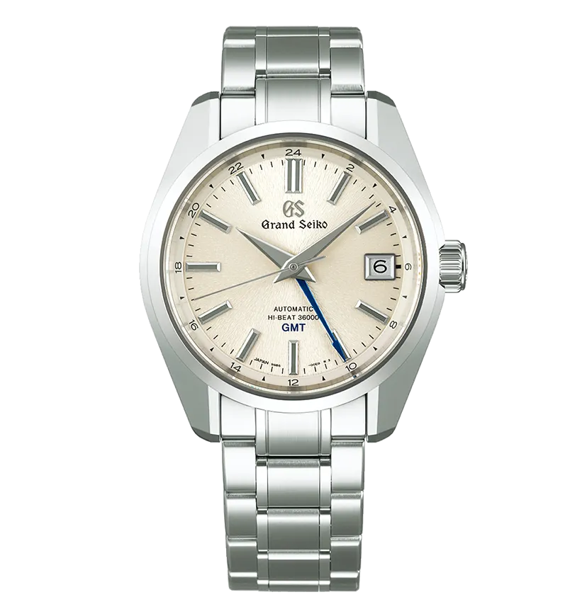 Grand Seiko Heritage Watch with White Mt. Iwate Pattern Dial, 40mm