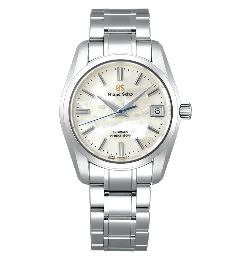 Grand Seiko Limited Edition Heritage Watch with White Cloud Dial, 37mm