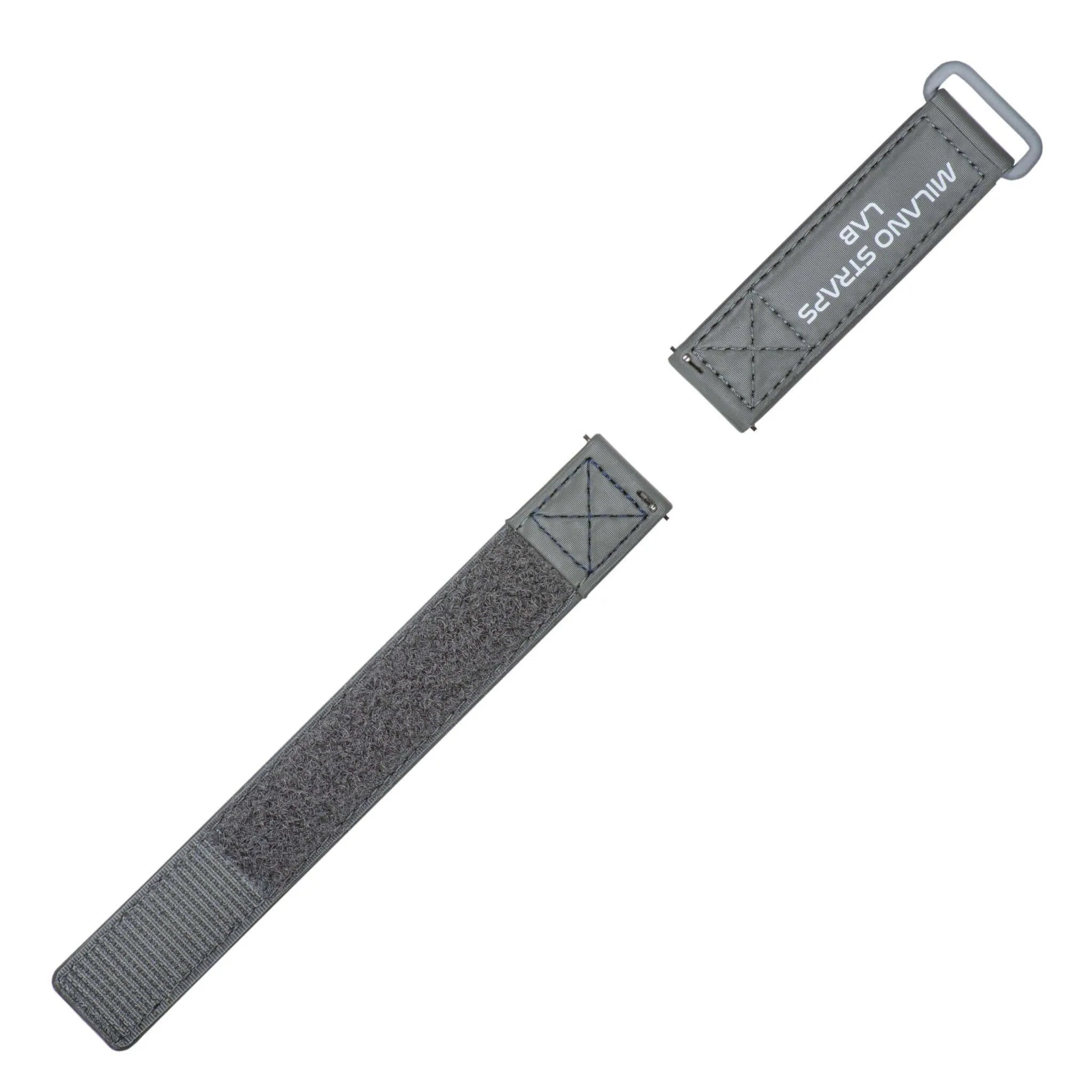 Grey Velcro® Watch Band 20mm