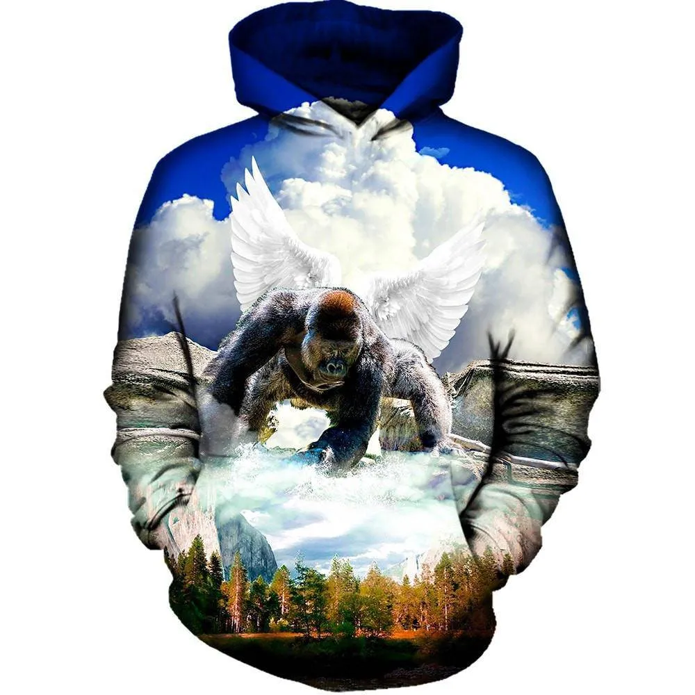 Harambe Watch Over Us Hoodie