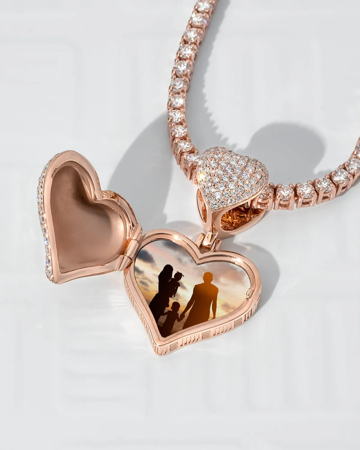 Heart Locket XL Pavé