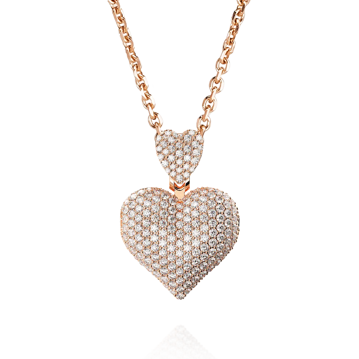 Heart Locket XL Pavé