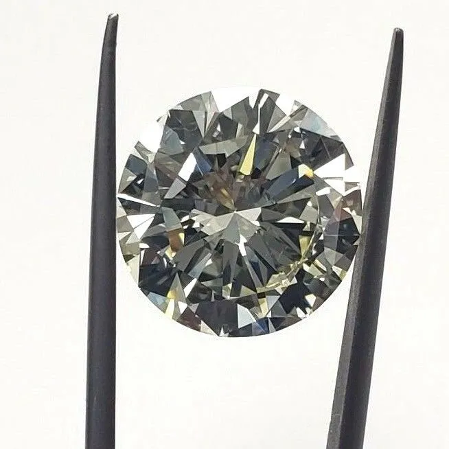 Huge 7 CT O-P Color VVS1 Round Cut Brilliant GIA Certified Natural Loose Diamond
