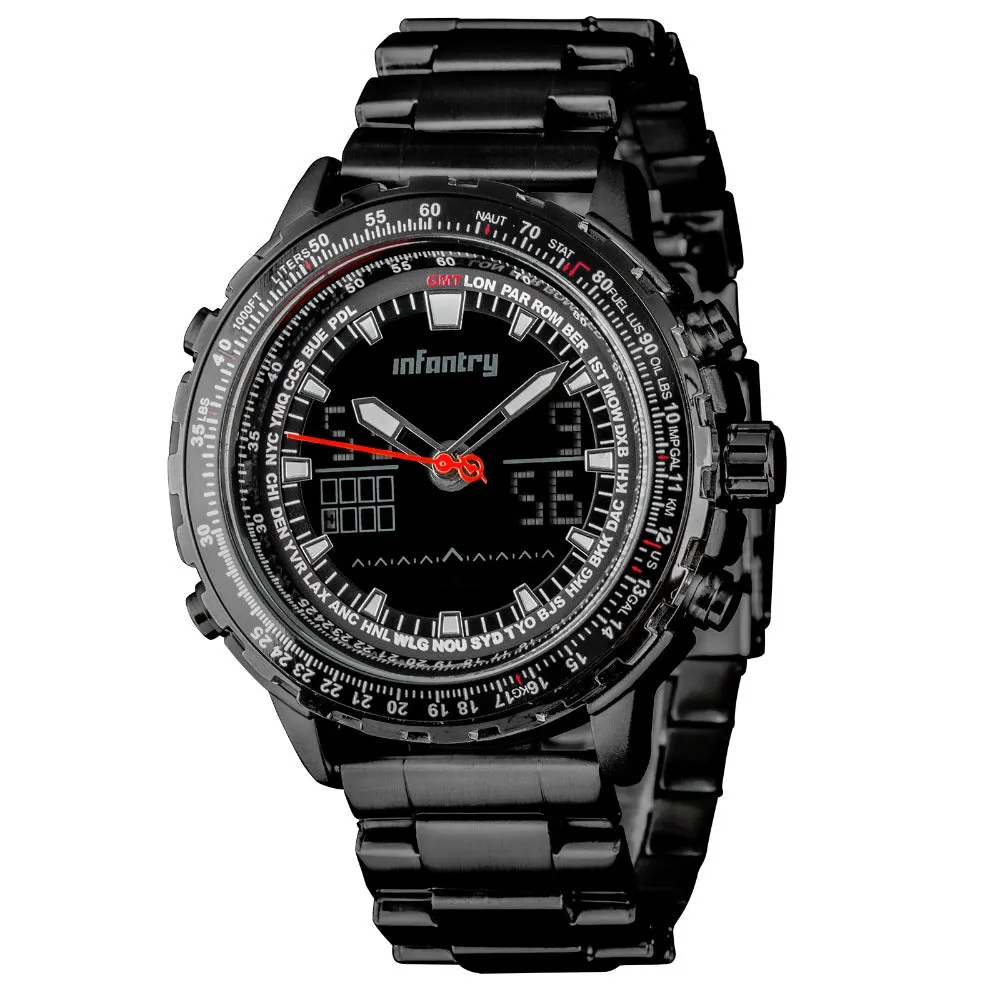 INFANTRY Mens Watches Top Brand Luxury Military Sport Watch Men Digital LED Wristwatch Army Aviator Tactical erkek kol saati