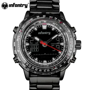 INFANTRY Mens Watches Top Brand Luxury Military Sport Watch Men Digital LED Wristwatch Army Aviator Tactical erkek kol saati
