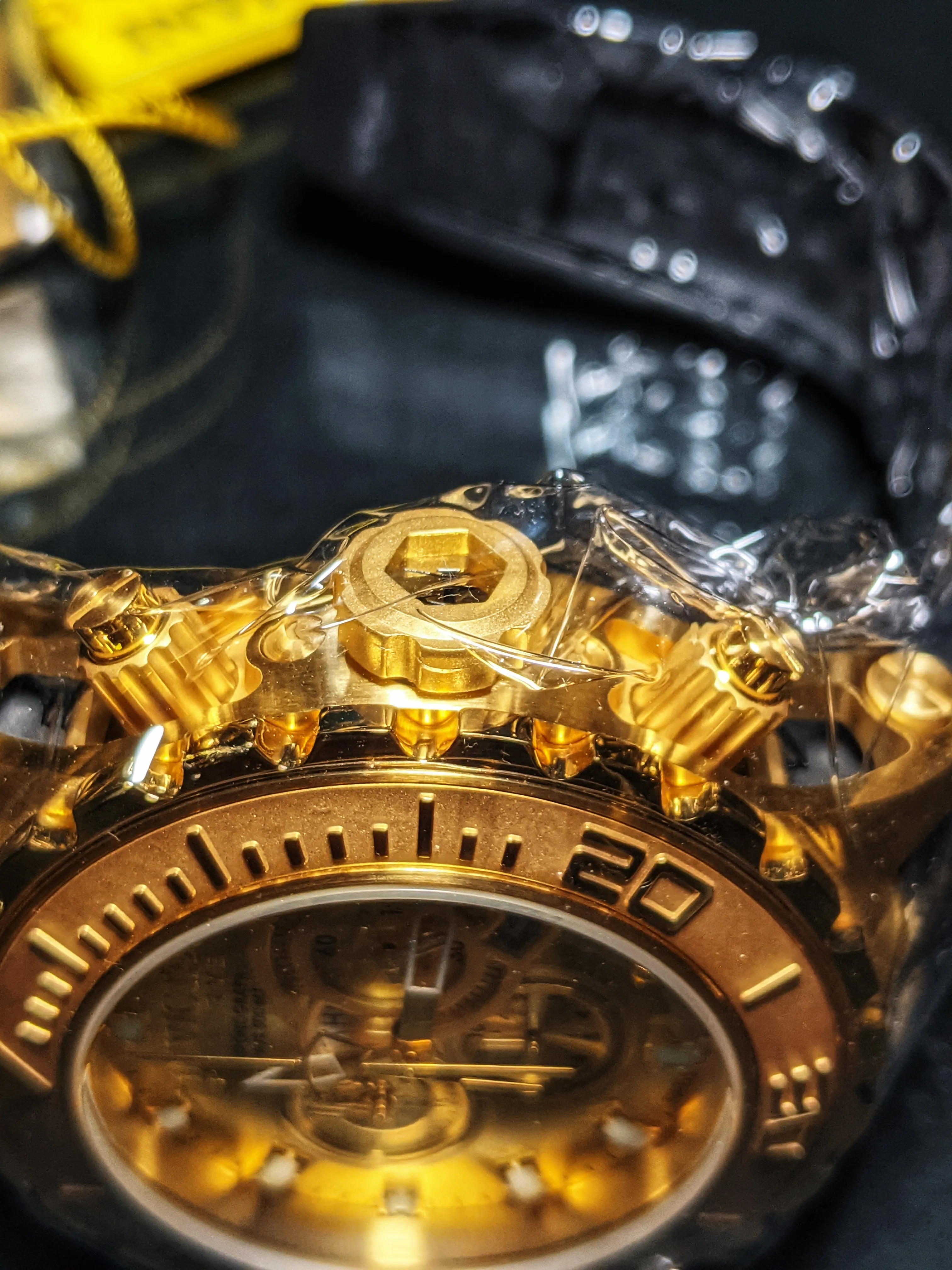Invicta Reserve Subaqua Model 6905 Gold Plated Swiss Watch NIB