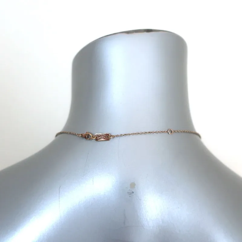 Ippolita Rose Wavy Disc Pendant Necklace 18k Rose Gold-Plated Sterling Silver