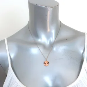 Ippolita Rose Wavy Disc Pendant Necklace 18k Rose Gold-Plated Sterling Silver