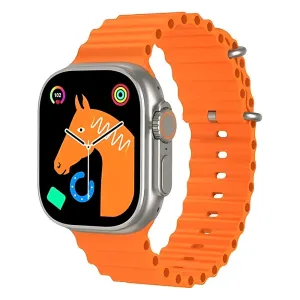 Itel Ultra 2 Sones ISW-12U Smart Watch Silver Case With Orange Silicone Strap