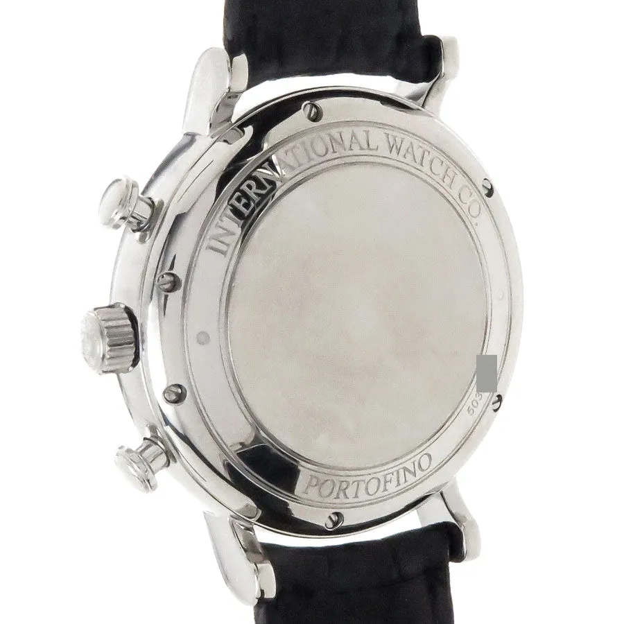IWC Portofino Chronograph Black Dial