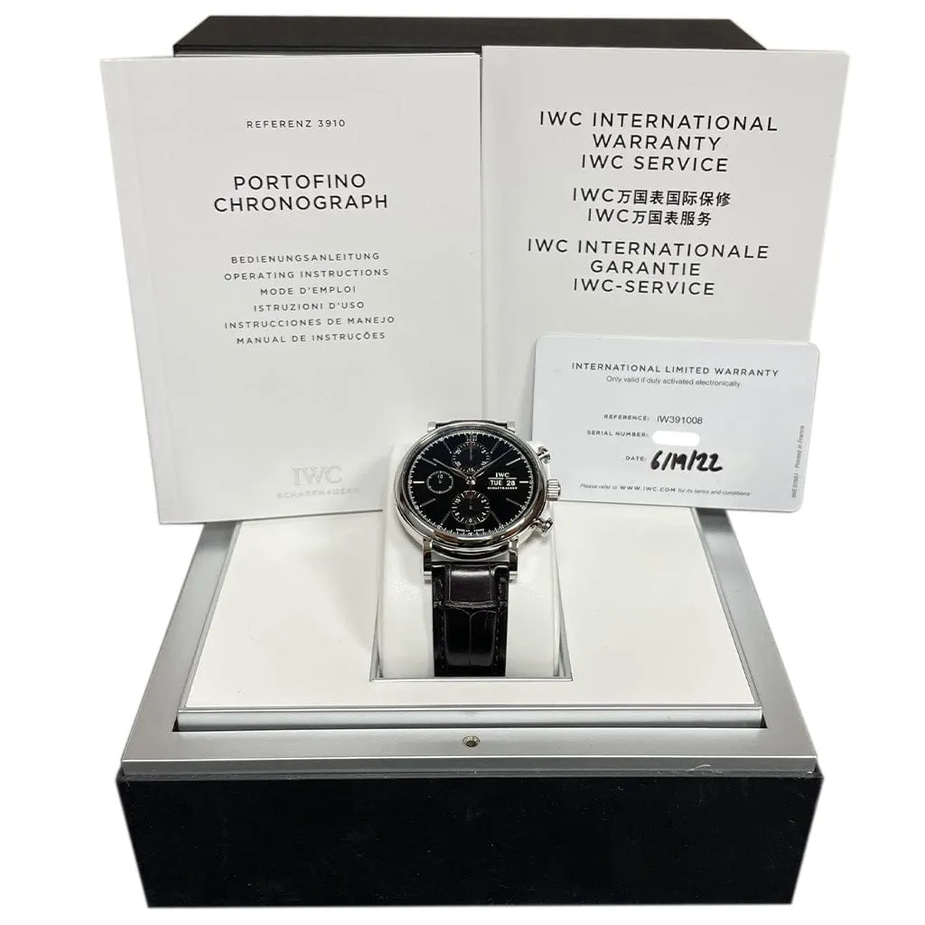 IWC Portofino Chronograph IW391008 - Certified Pre-Owned