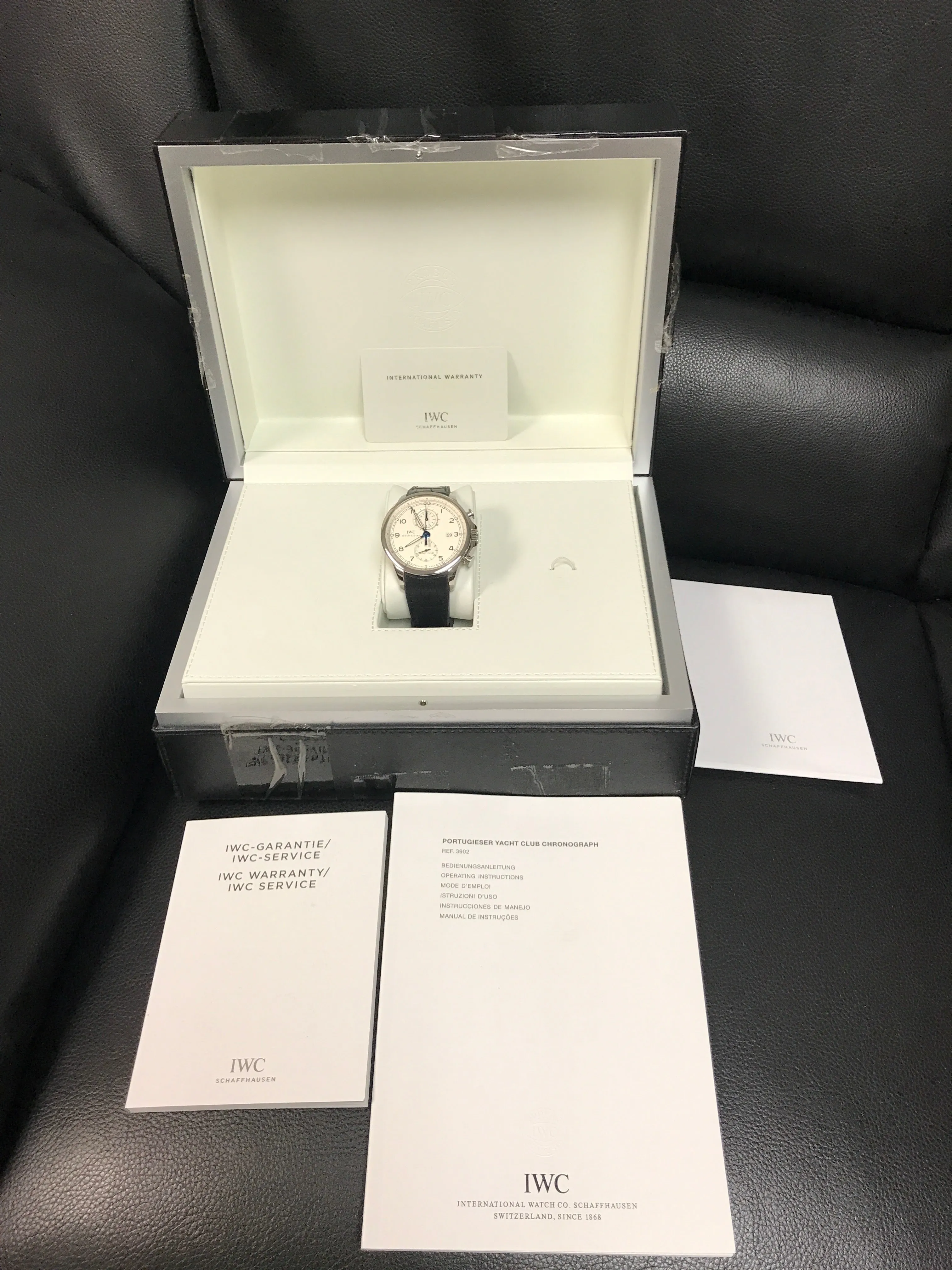 IWC Portuguese Yacht Club Chronograph IW390216 Silver Dial Automatic Men's Watch