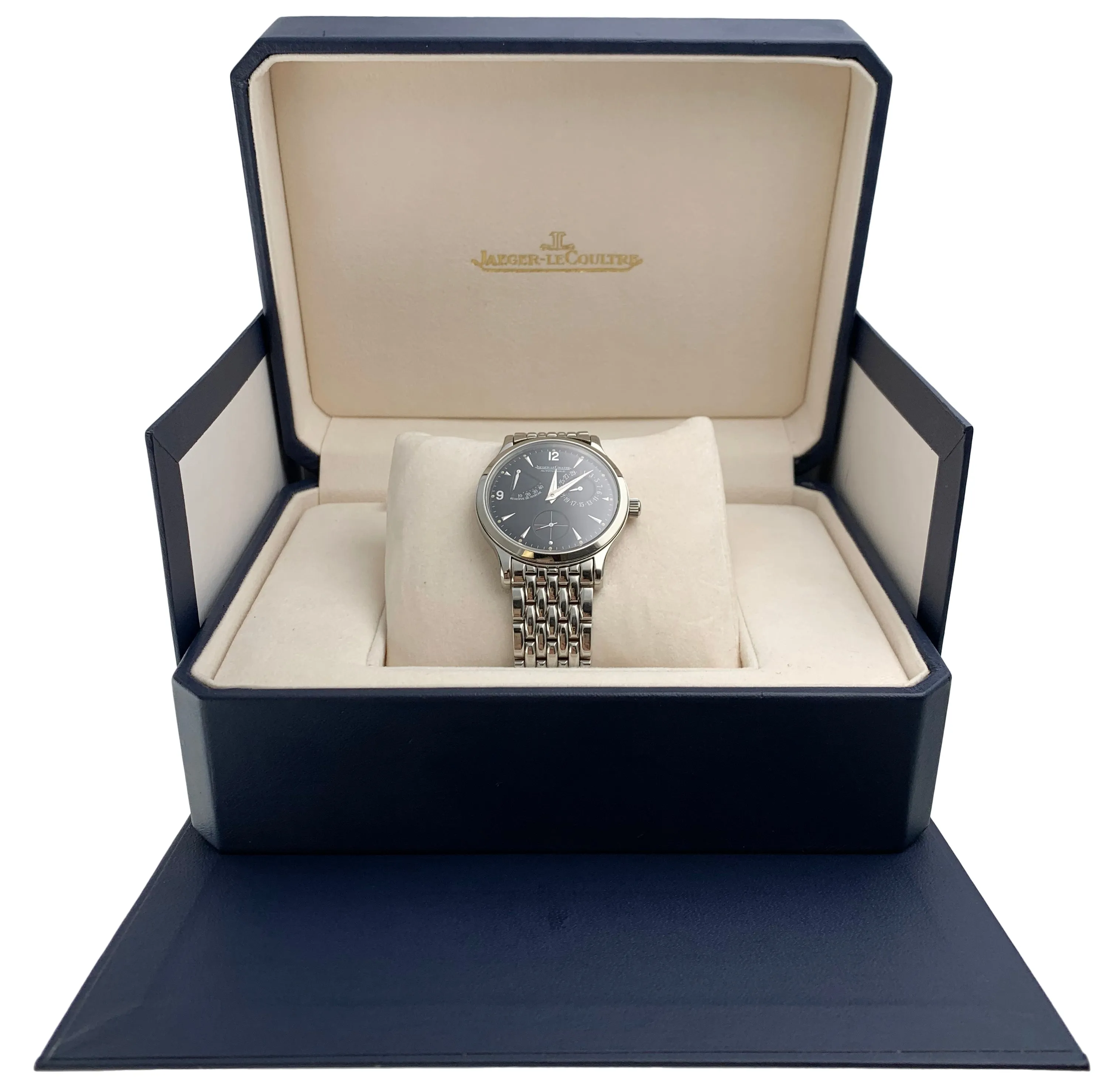 Jaeger LeCoultre Master Reserve De Marche Mens Watch Box & Papers