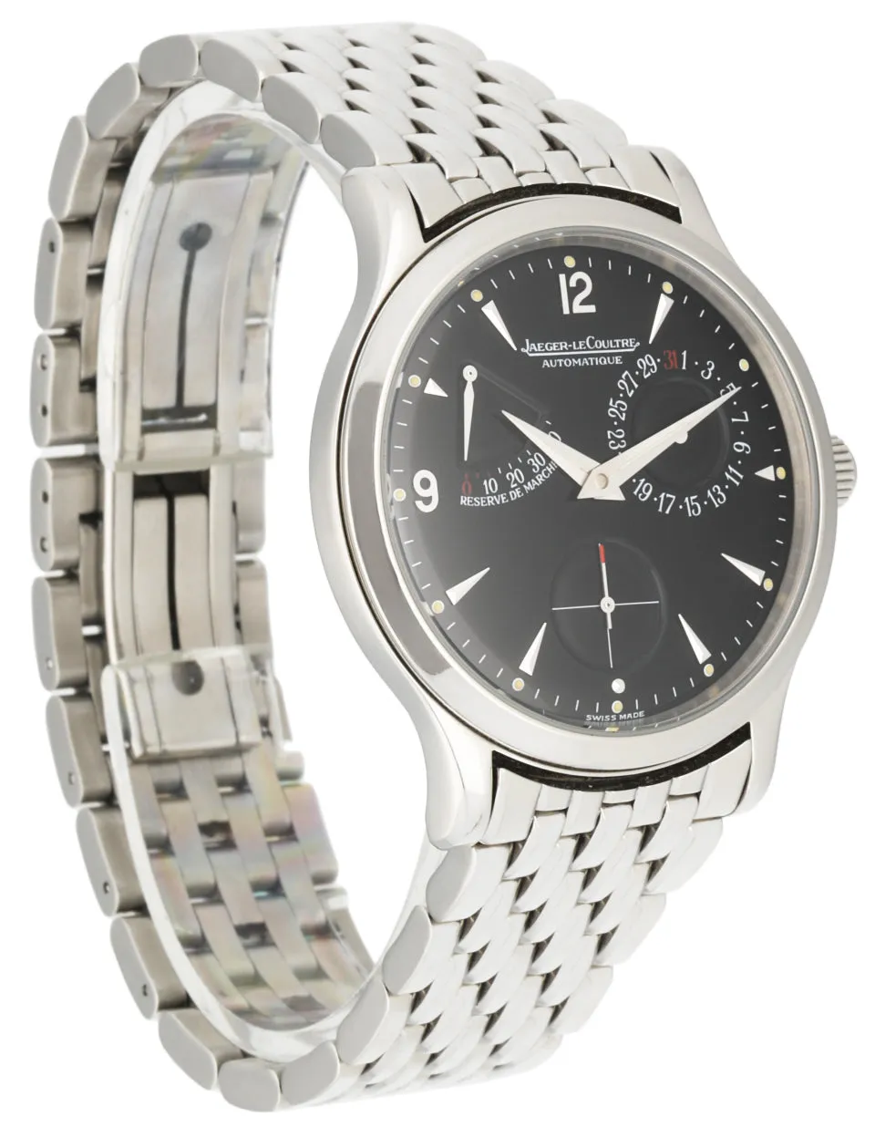 Jaeger LeCoultre Master Reserve De Marche Mens Watch Box & Papers