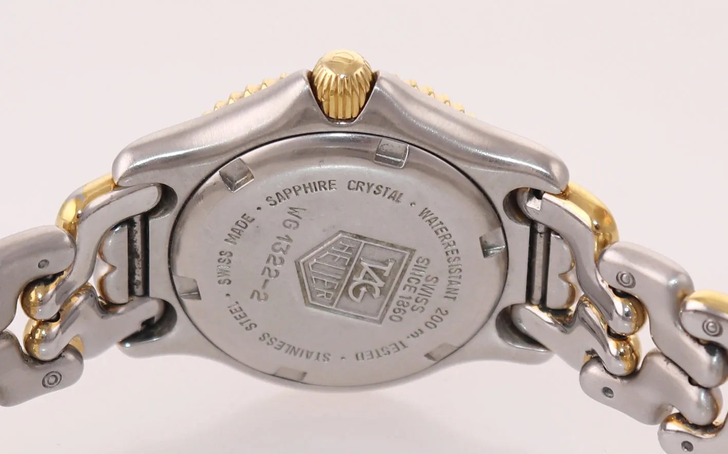 Ladies Tag Heuer Professional 200M WG1322 Steel Gold Tone 28mm Quartz Watch