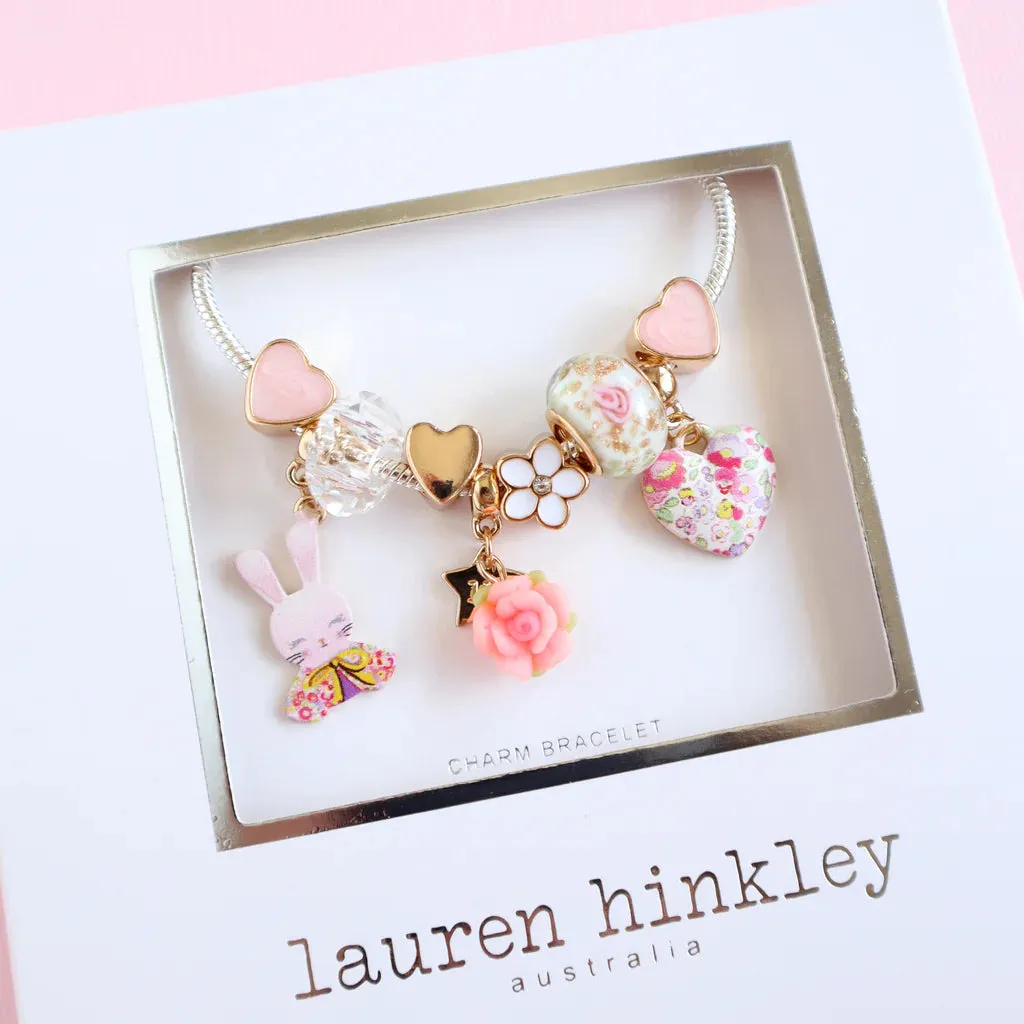 Lauren Hinkley Petite Fleur Bunny Charm Bracelet