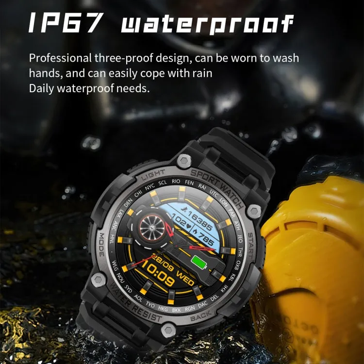 LC17 1.53 inch TFT Round Screen Sports Smart Watch, Heart Rate / Blood Oxygen / Blood Pressure(Blue)