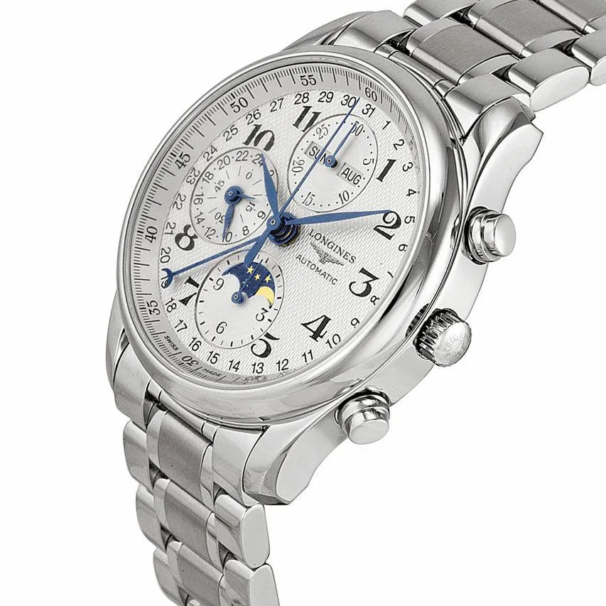 LONGINES WATCH THE LONGINES MASTER COLLECTION 40MM Silver Steel Man Automatic Chronograph L2.673.4.78.6
