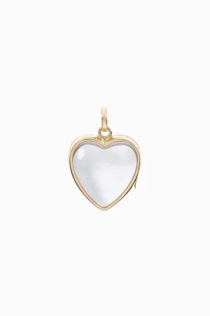 LOQUET LONDON | MEDIUM GOLD HEART LOCKET