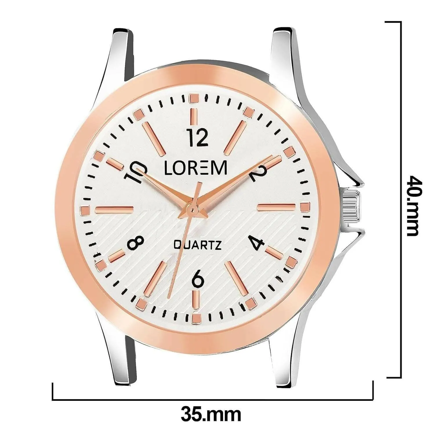 LOREM Silver Stylish Dial Analog Watch For Women LR341