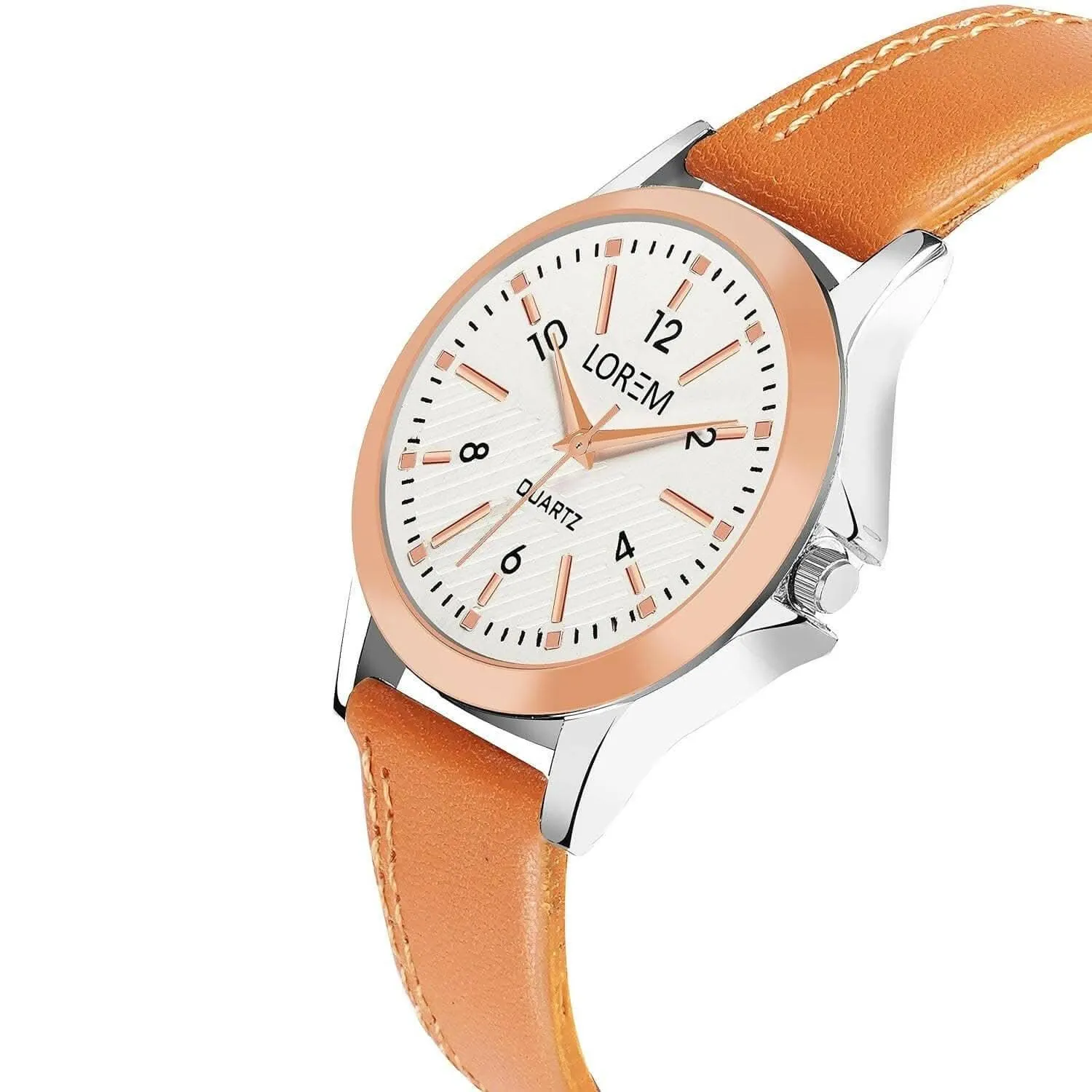 LOREM Silver Stylish Dial Analog Watch For Women LR341