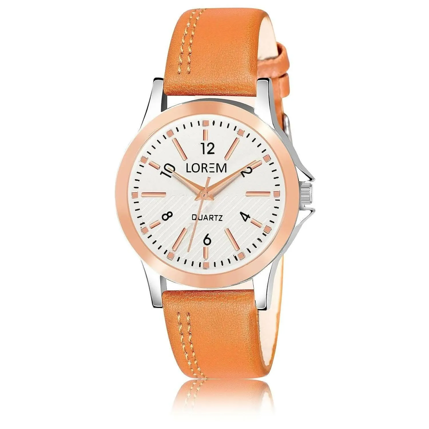 LOREM Silver Stylish Dial Analog Watch For Women LR341