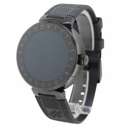 Louis Vuitton Tambour Smart Watch Stainless Steel 43mm Digital Dial Watch