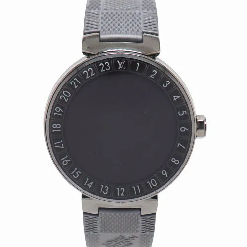 Louis Vuitton Tambour Smart Watch Stainless Steel 43mm Digital Dial Watch