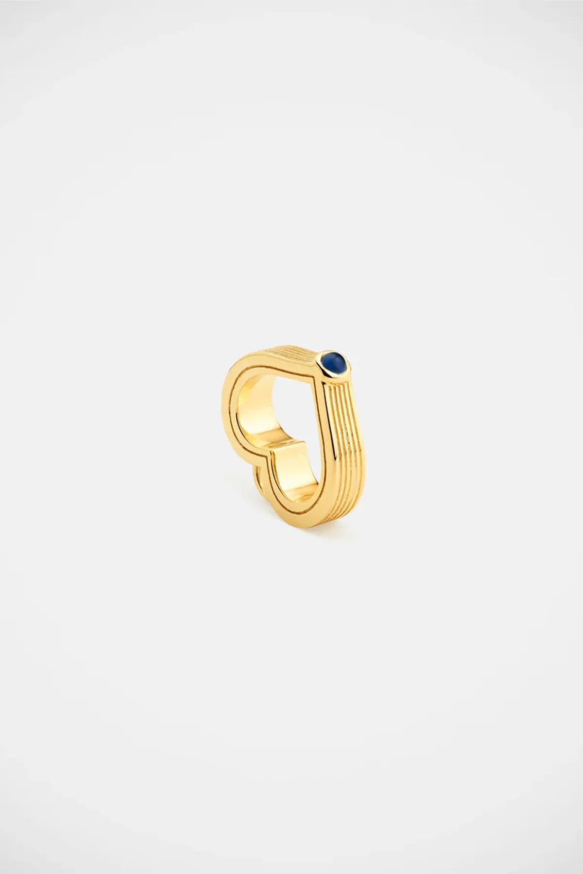 MARIE LICHTENBERG | 18K GOLD BABY CHARM HEART EARRING