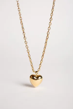 MAUD JEWELRY | 18K GOLD HEART NECKLACE