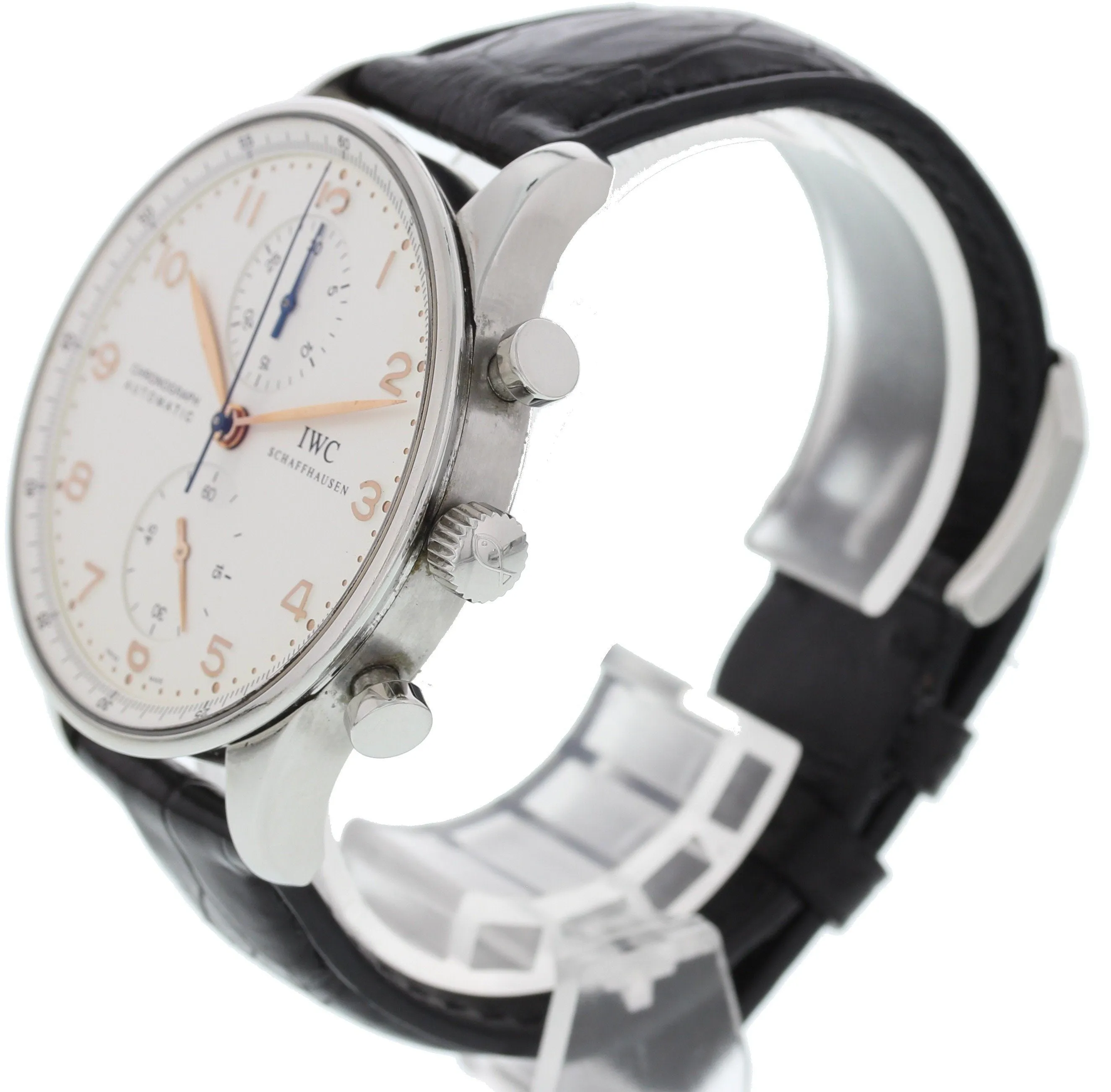Men's IWC Portuguese Chronograph Stainless Steel IW371445