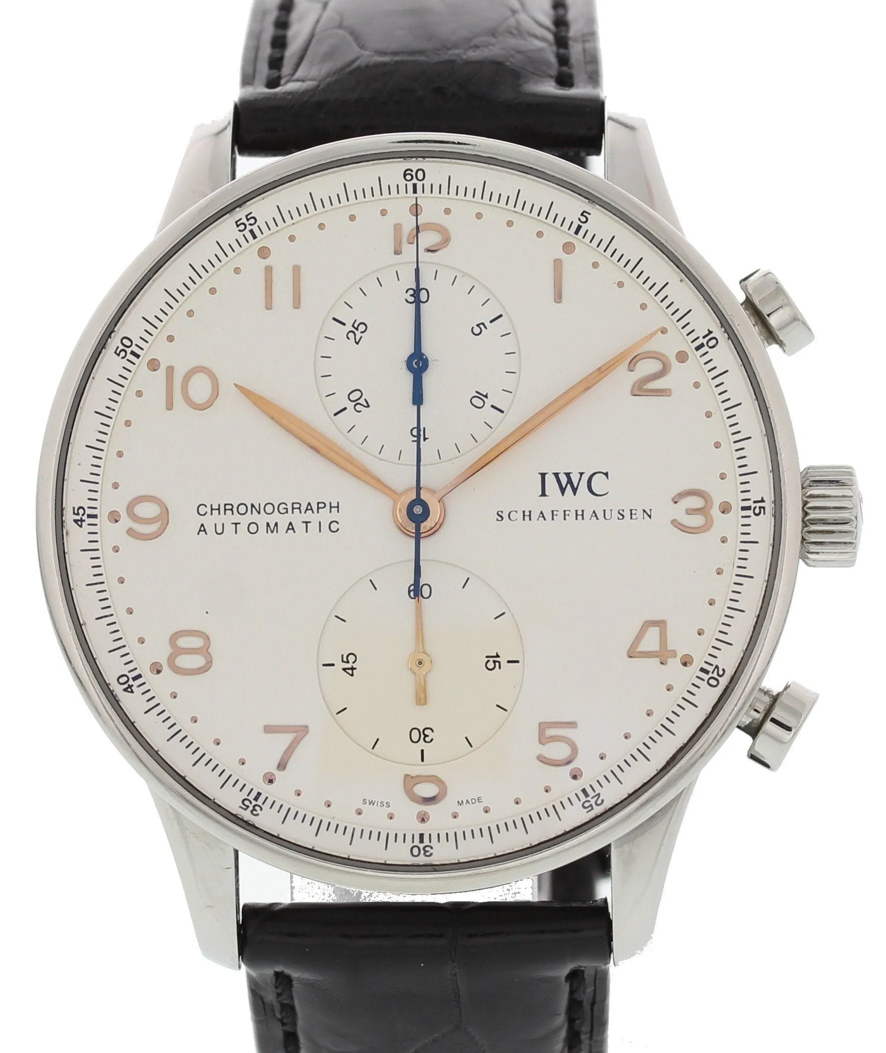 Men's IWC Portuguese Chronograph Stainless Steel IW371445