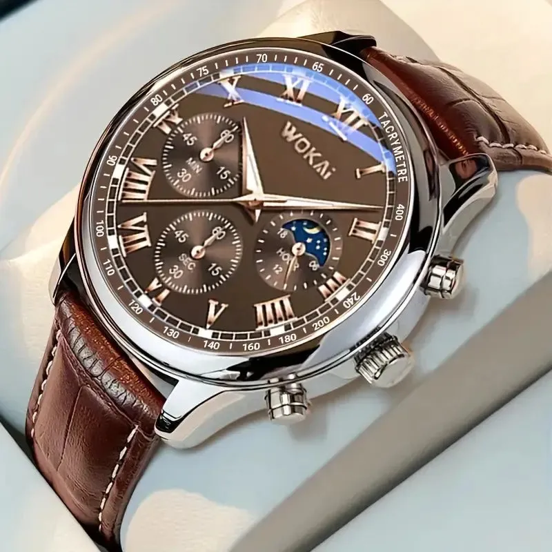 Men's Quartz Sports Casual Watches and Belts