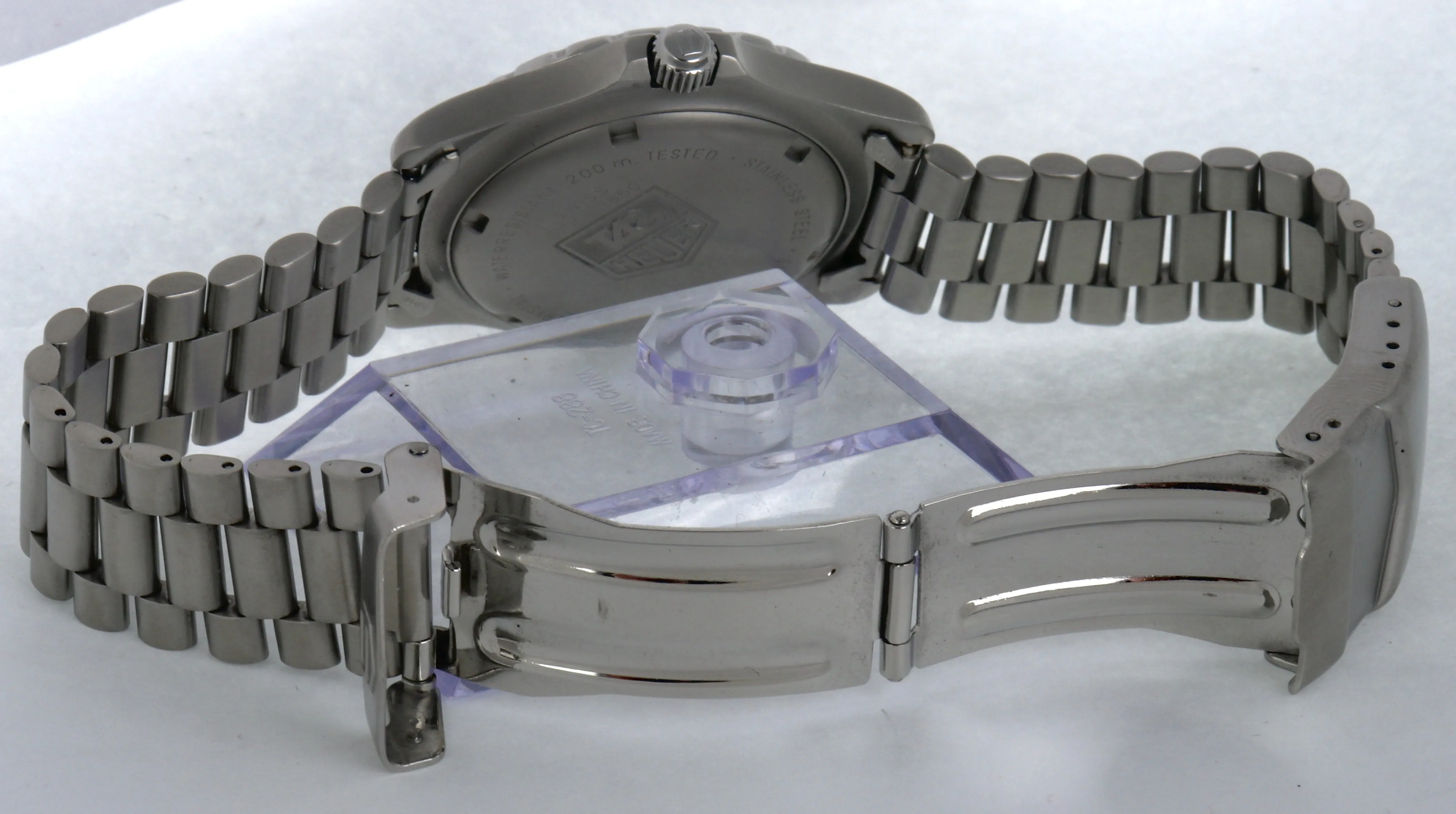 Men's TAG Heuer Professional 973.006 R-2 Stainless 41mm Black Date Watch