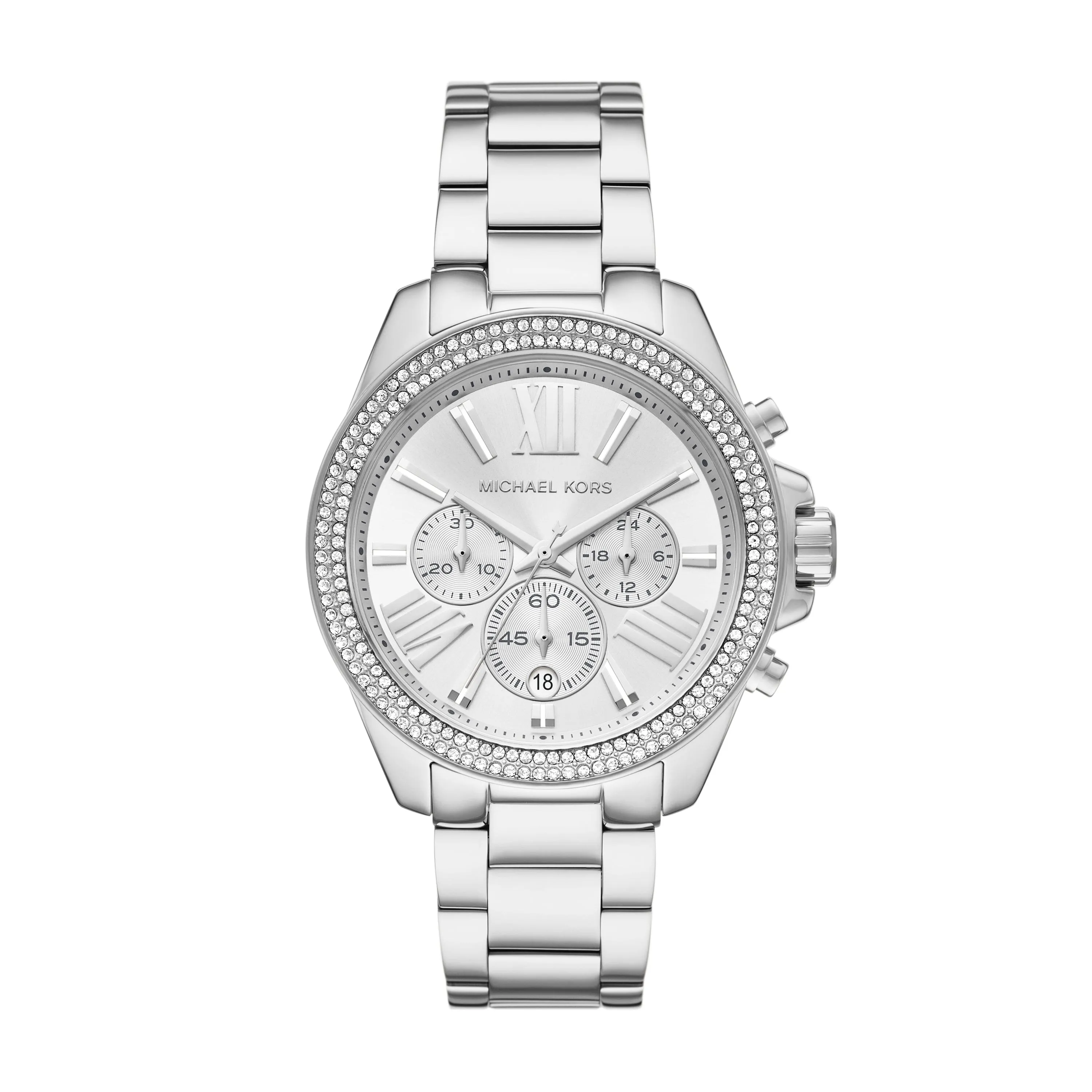 Michael Kors Wren Chronograph Stainless Steel Watch MK7429