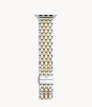 Michele Two-Tone 18K Gold-Plated Bracelet Band for Apple Watch®