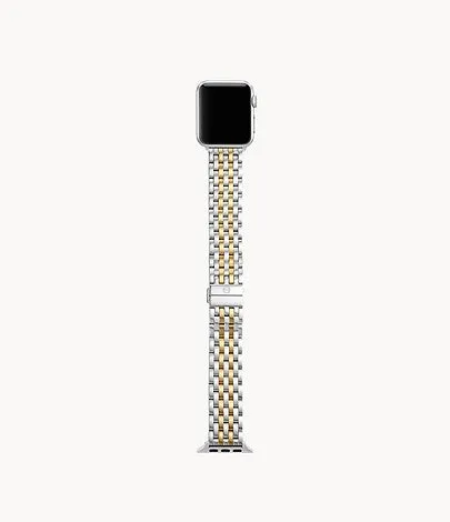 Michele Two-Tone 18K Gold-Plated Bracelet Band for Apple Watch®