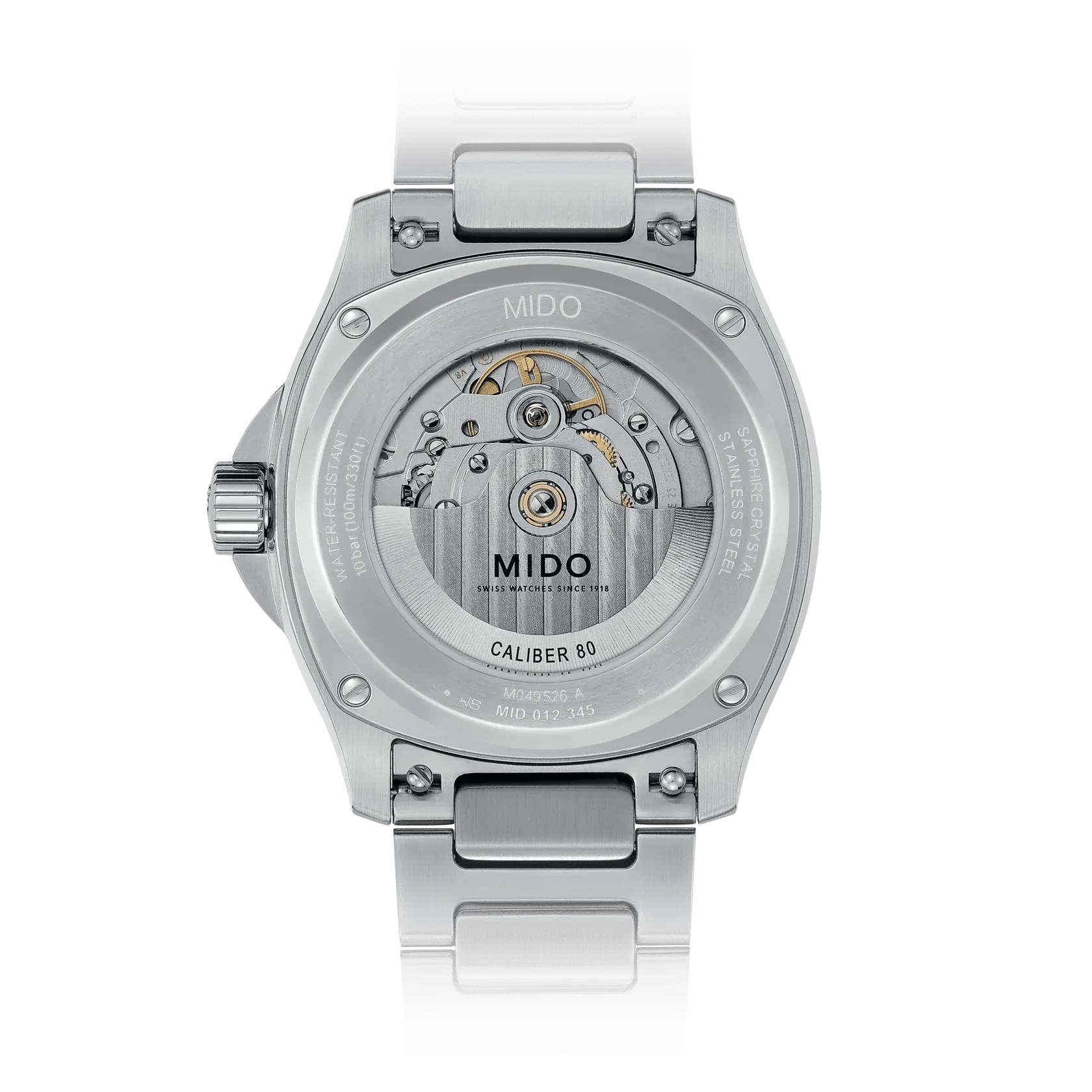 Mido Multifort TV Big Date Grey Dial Steel Men's Watch M0495261108100