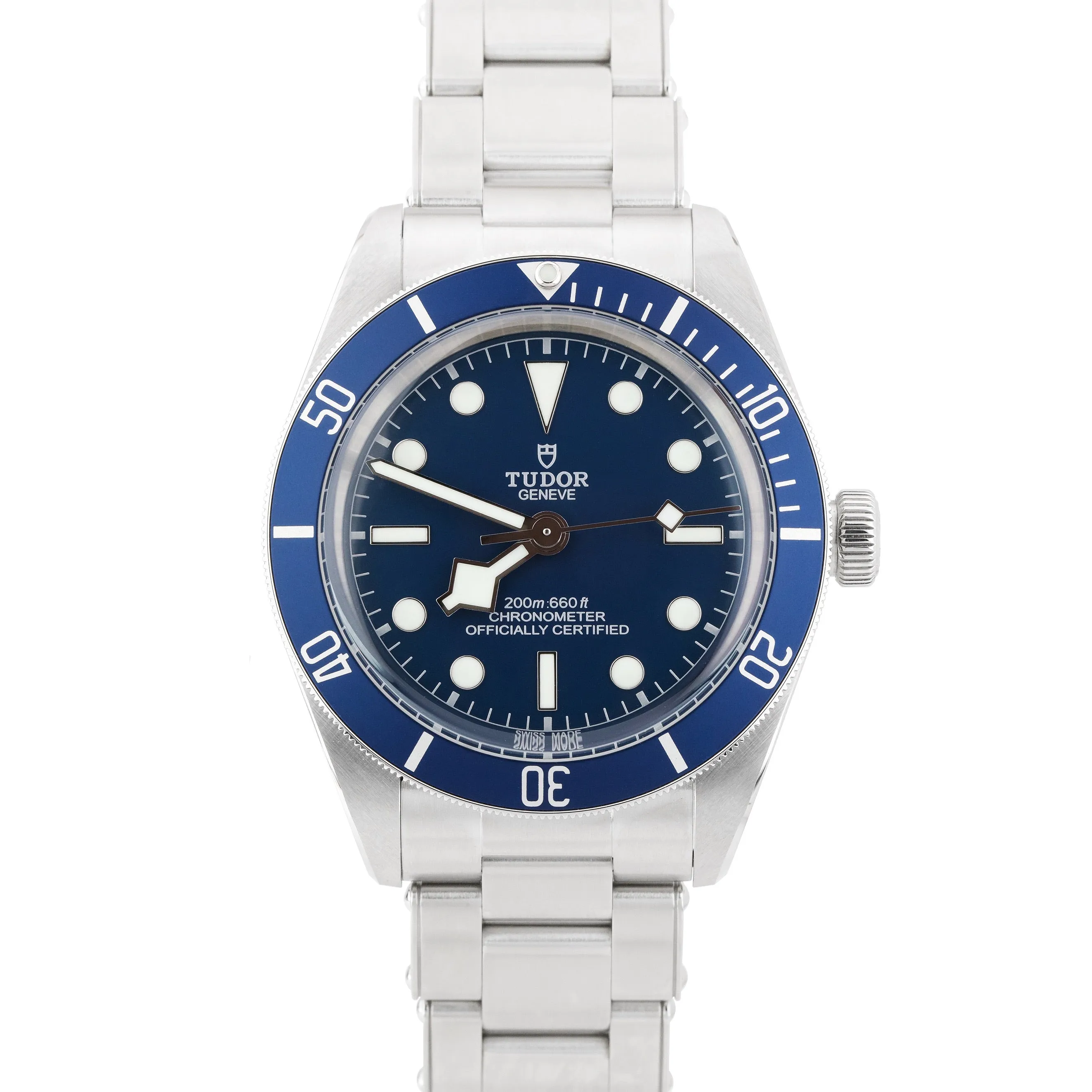 MINT 2020 Tudor Black Bay Fifty Eight 58 BLUE Stainless Steel 39mm Watch 79030 B